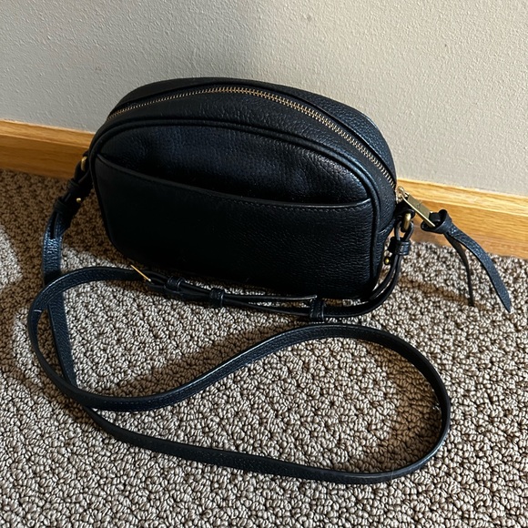 J. Crew Bags Jcrew Pebbled Leather Camera Bag Poshmark